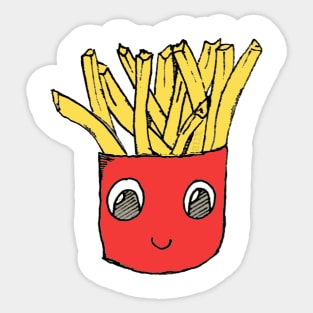 Happy Fries Sticker